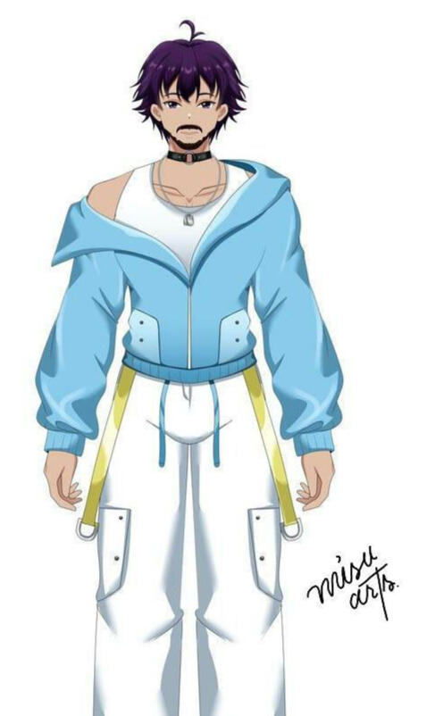 Model art with different outfit